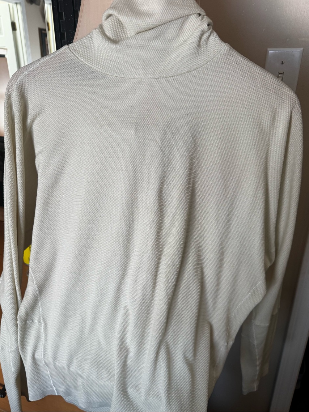 lululemon athletica womens Light Cream Turtleneck Sweater